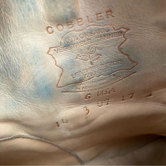 Bed Stu Blaire Stacked Heel Leather Ankle Boots Black Size 6 - Picture 10 of 11